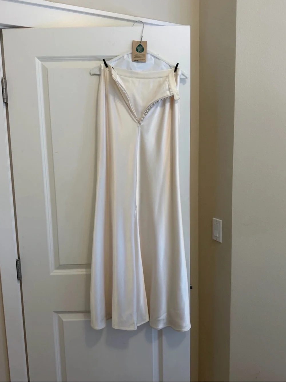 Catherine Deane Mae BHLDN Skirt Wedding Satin